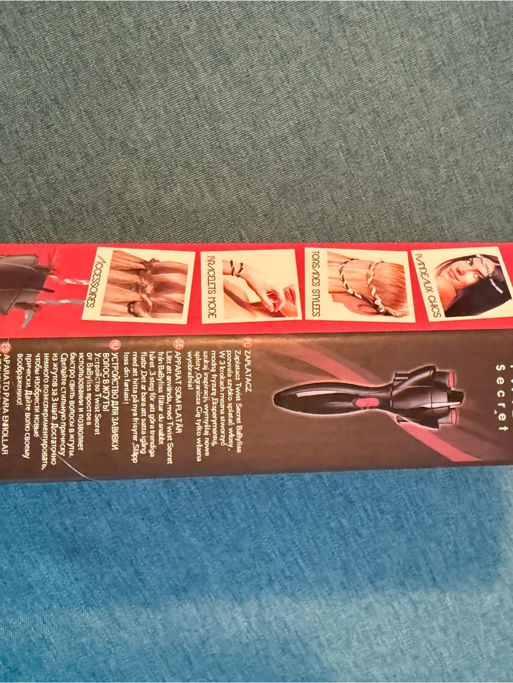 BaByliss Twist Secret Braiding Tool - Black & Pink - Picture 4 of 5